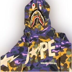 Bape x Heron Preston hoodie NWT